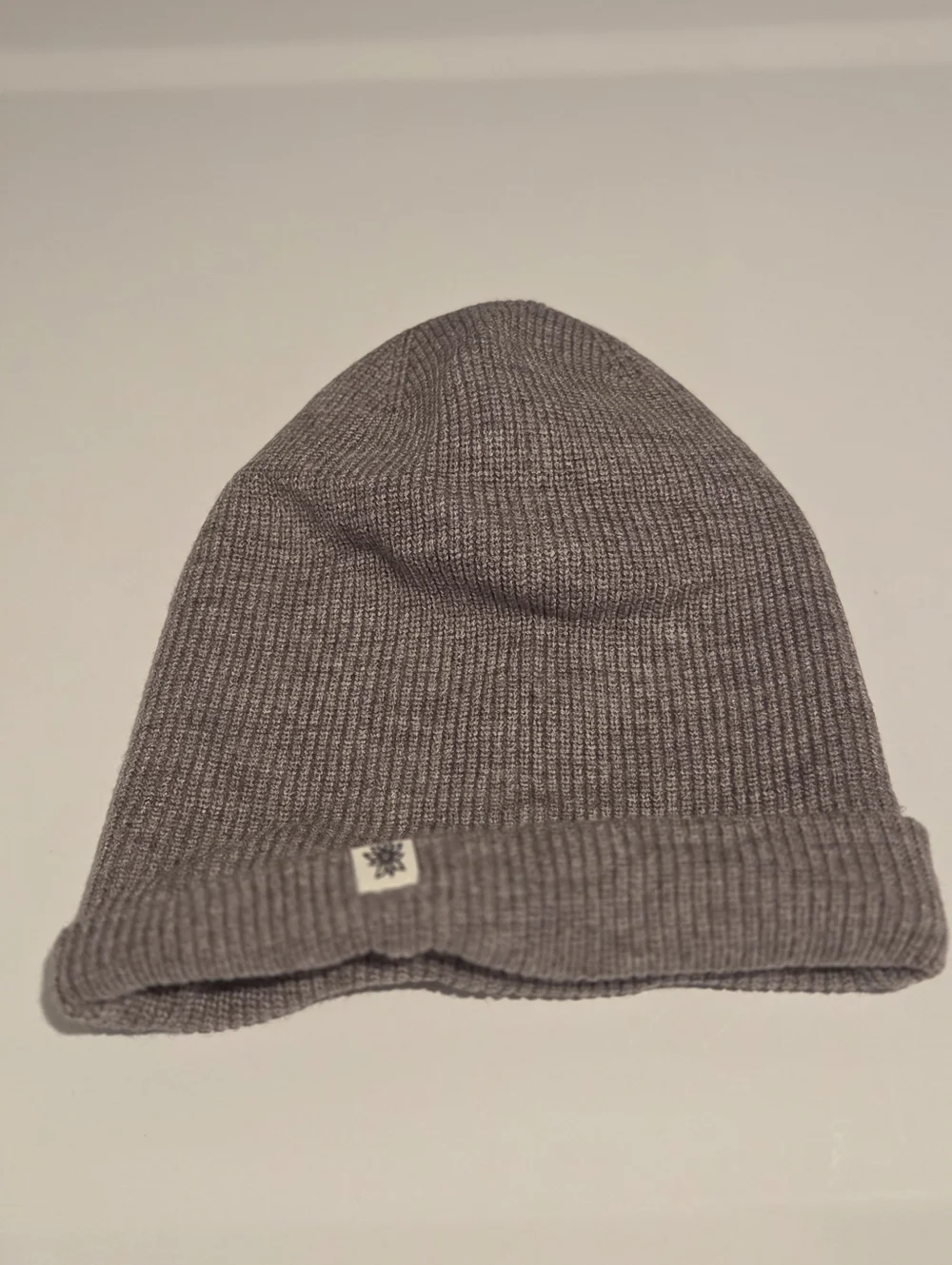 Alpine Design Mens Gray Ribbed Knit Beanie